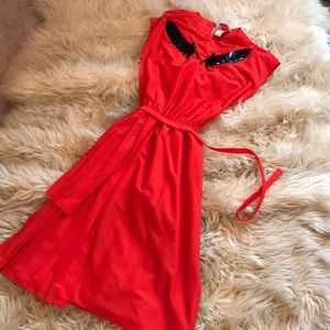 TRUE Vintage 1970’s 🍅 Red Dress!